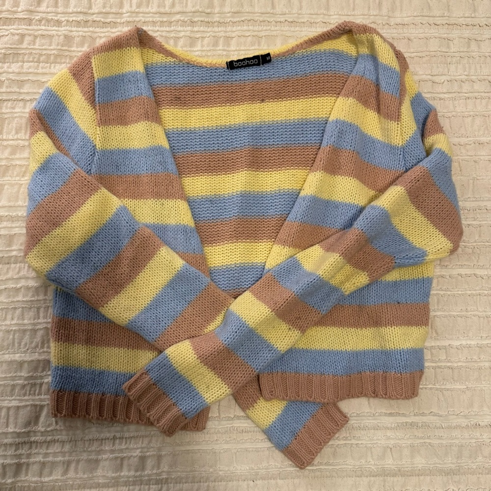 Striped cardigan - slightly cropped